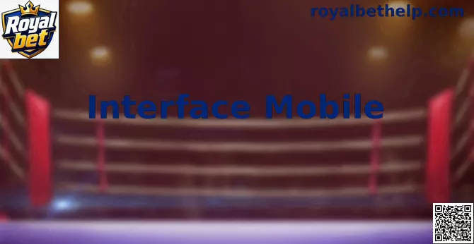 Interface Mobile da Royal Bet